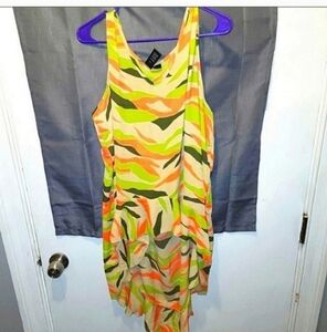NWT ASHLEY STEWART 22/24  CAMO HIGH LOW TANK